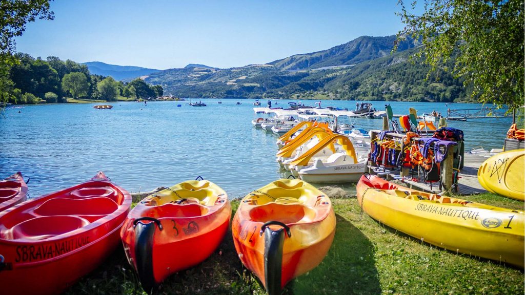 base nautique à Serre Poncon Ubaye